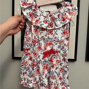 Floral Ruffle Toddler  Romper